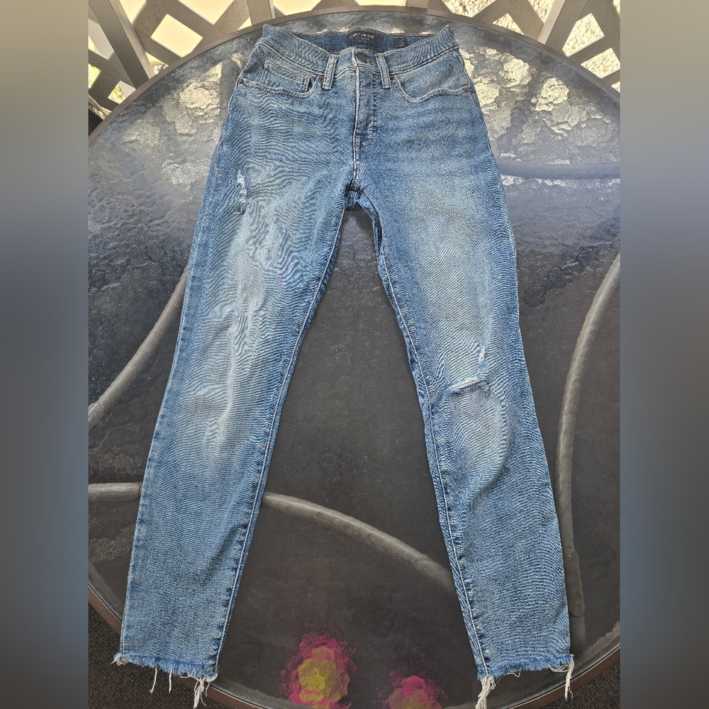 Lucky Brand "Ava" Mid-Rise Skinny Ankle Jeans [US 4/W27]